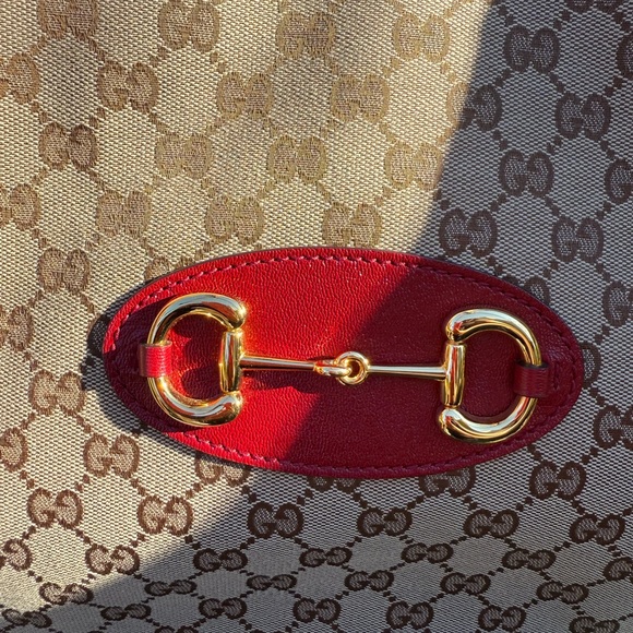 Gucci Monogram Satchel Tote - Picture 12 of 14